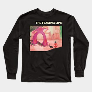 Cosmic Carnival Chic Ride the Soundwaves in The Flaming Band-Inspired Tees Long Sleeve T-Shirt